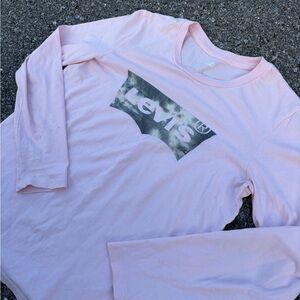 Levi's  soft Pink Long Sleeve Shirt